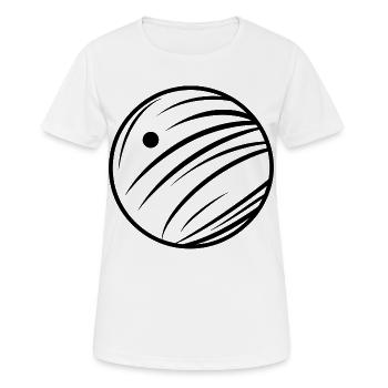 Bowling - T-shirt respirant Femme - blanc - Devant - AI Model Female 172 dark (172cm)