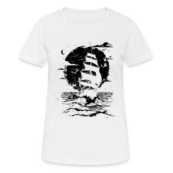 Voile - T-shirt respirant Femme - blanc - Devant - AI Model Female 172 dark (172cm)