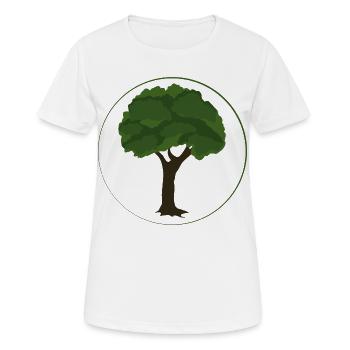 Tree - Women's Breathable T-Shirt - white - Front - AI Model Female 172 dark (172cm)