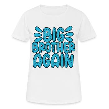 BIG BROTHER AGAIN again big brother - Women's Breathable T-Shirt - white - Front - AI Model Female 172 dark (172cm)