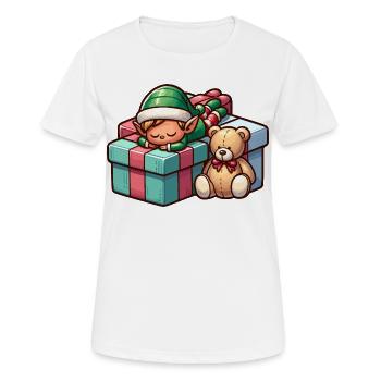 Wichtel Zwerge - Frauen T-Shirt atmungsaktiv - Weiß - Vorne - AI Model Female 172 dark (172cm)