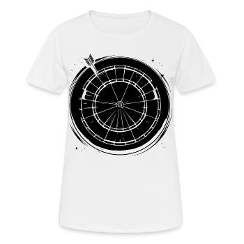 Dard - T-shirt respirant Femme - blanc - Devant - AI Model Female 172 dark (172cm)