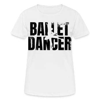 Ballet Dancer - Women's Breathable T-Shirt - white - Front - AI Model Female 172 dark (172cm)