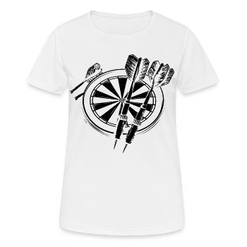 Dard - T-shirt respirant Femme - blanc - Devant - AI Model Female 172 dark (172cm)