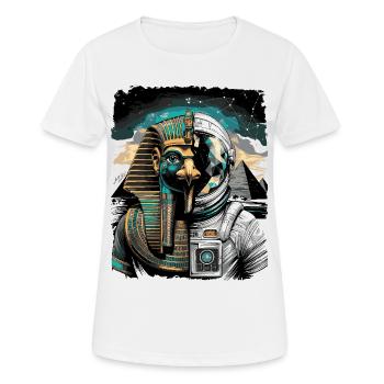 Horus as Futuristic Astronaut Concept - Women's Breathable T-Shirt - white - Front - AI Model Female 172 dark (172cm)