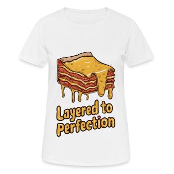 Layered to Perfection - Women's Breathable T-Shirt - white - Front - AI Model Female 172 dark (172cm)