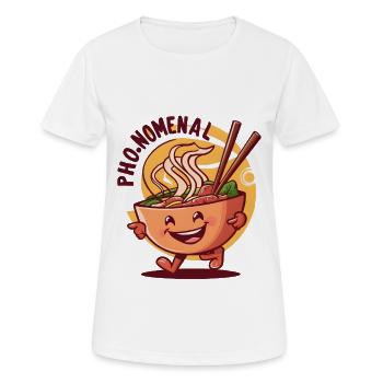 Pho-nomenal  - Frauen T-Shirt atmungsaktiv - Weiß - Vorne - AI Model Female 172 dark (172cm)