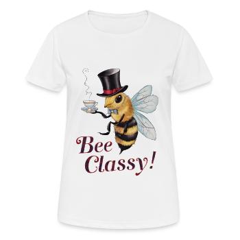 Bee Classy - Women's Breathable T-Shirt - white - Front - AI Model Female 172 dark (172cm)