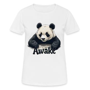 Réveillé tôt - T-shirt respirant Femme - blanc - Devant - AI Model Female 172 dark (172cm)