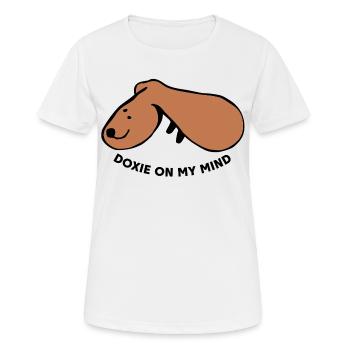 Casual Dog – Simply Relaxed - Women's Breathable T-Shirt - white - Front - AI Model Female 172 dark (172cm)