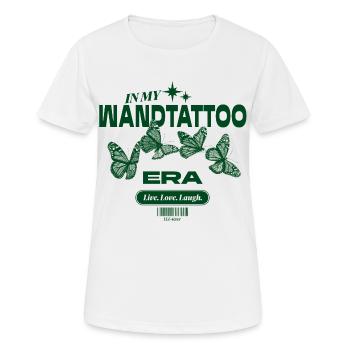 In My Wall Decal Era – Ironic Decorative Style - Women's Breathable T-Shirt - white - Front - AI Model Female 172 dark (172cm)