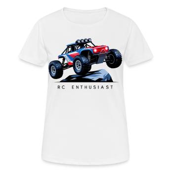RC Car - Women's Breathable T-Shirt - white - Front - AI Model Female 172 dark (172cm)