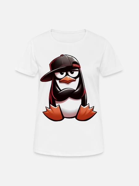 pigouin hiphop - T-shirt respirant Femme - blanc
