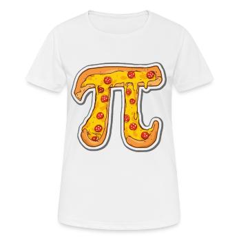 Pizza Pi Icon - Women's Breathable T-Shirt - white - Front - AI Model Female 172 dark (172cm)