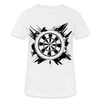 Dartboard - Women's Breathable T-Shirt - white - Front - AI Model Female 172 dark (172cm)