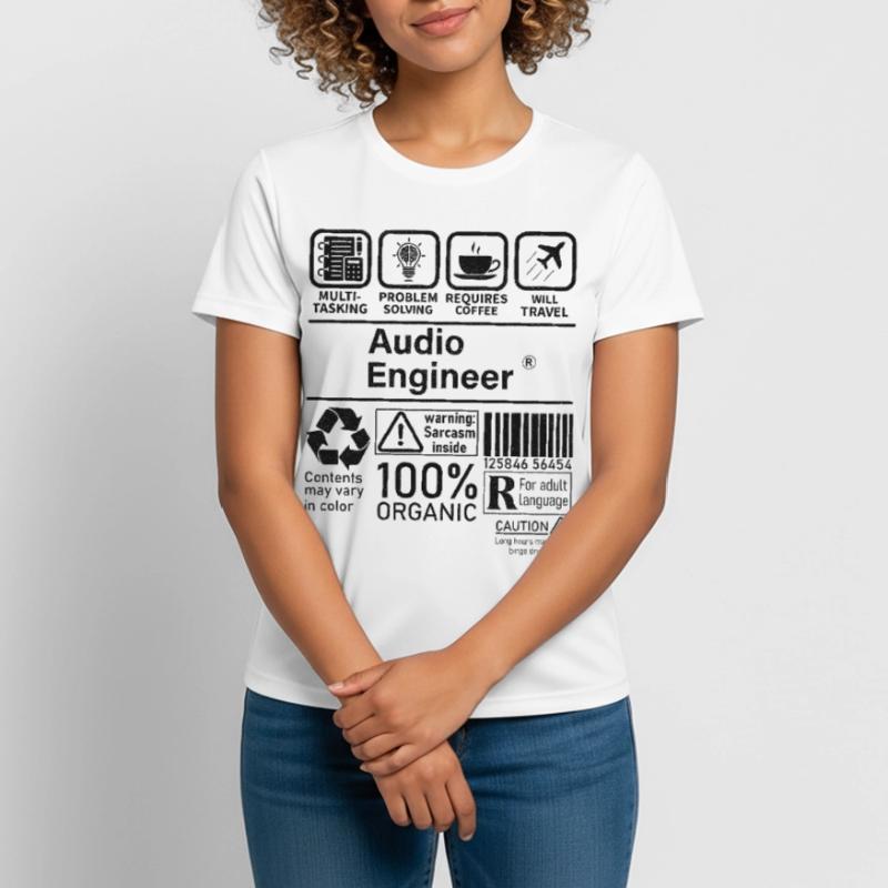 Audio Engineer multi tasking problem solving Frauen T-Shirt atmungsaktiv