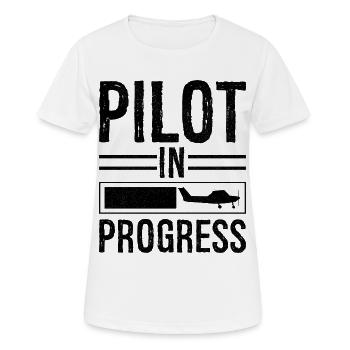 Pilot In progress - Women's Breathable T-Shirt - white - Front - AI Model Female 172 dark (172cm)