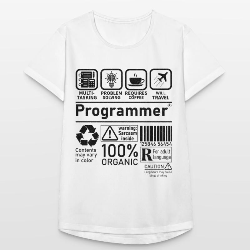 Programmeur multitâche, la résolution de problèmes nécessite T-shirt respirant Femme