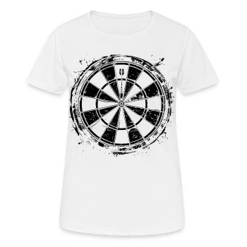 Dartboard - Women's Breathable T-Shirt - white - Front - AI Model Female 172 dark (172cm)