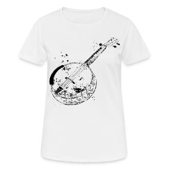 Banjo - T-shirt respirant Femme - blanc - Devant - AI Model Female 172 dark (172cm)