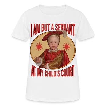 Renaissance Parenting Ironie - Frauen T-Shirt atmungsaktiv - Weiß - Vorne - AI Model Female 172 dark (172cm)
