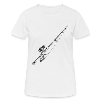 Angel - Frauen T-Shirt atmungsaktiv - Weiß - Vorne - AI Model Female 172 dark (172cm)
