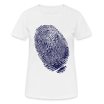 EMPREINTE DIGITALE - T-shirt respirant Femme - blanc - Devant - AI Model Female 172 dark (172cm)