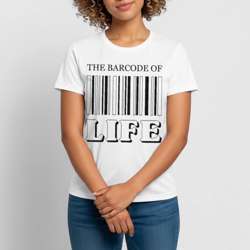 Le code-barres de la vie / Der Strichcode des Lebens T-shirt respirant Femme