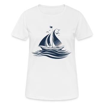 Voile - T-shirt respirant Femme - blanc - Devant - AI Model Female 172 dark (172cm)