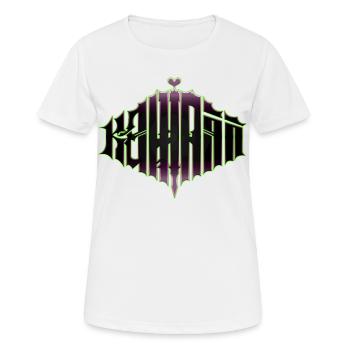Kawaii Metal – Grunge Y2K x Heavy Metal Schriftzug - Frauen T-Shirt atmungsaktiv - Weiß - Vorne - AI Model Female 172 dark (172cm)
