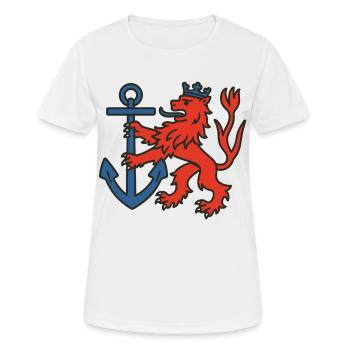 Düsseldorf Lion - T-shirt respirant Femme - blanc - Devant - AI Model Female 172 dark (172cm)