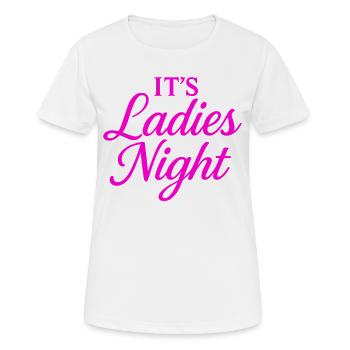 Sa Soirée des Dames - T-shirt respirant Femme - blanc - Devant - AI Model Female 172 dark (172cm)