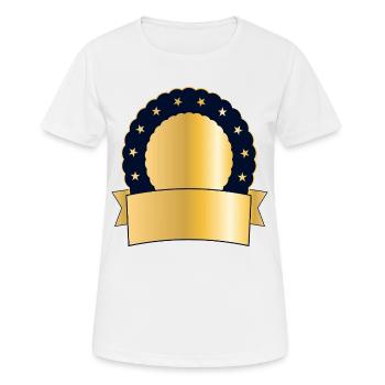 DESIGN YOUR OWN AWARD - Women's Breathable T-Shirt - white - Front - AI Model Female 172 dark (172cm)