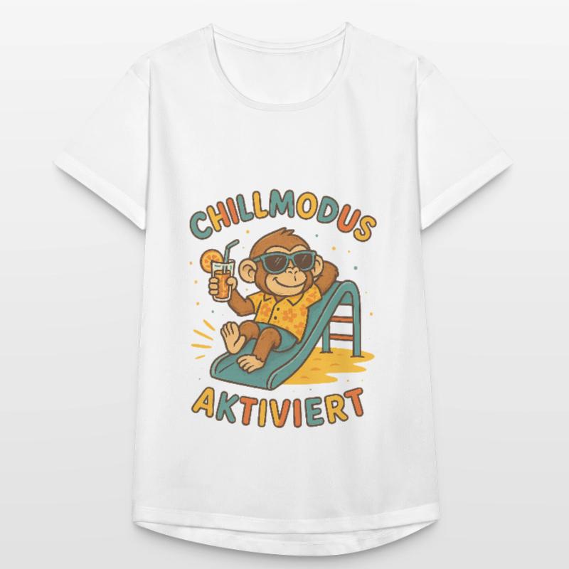 Chill Mode Enabled Monkey Women's Breathable T-Shirt