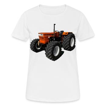 Centrale électrique sur roues - T-shirt respirant Femme - blanc - Devant - AI Model Female 172 dark (172cm)