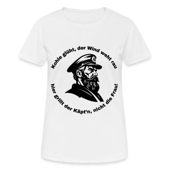 Coal glows, the wind blows rough.... - Women's Breathable T-Shirt - white - Front - AI Model Female 172 dark (172cm)