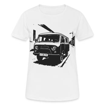 Van Cult Tour - Women's Breathable T-Shirt - white - Front - AI Model Female 172 dark (172cm)