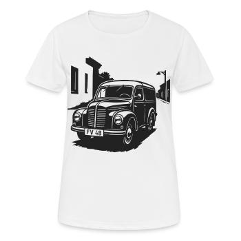 Cult on wheels - Women's Breathable T-Shirt - white - Front - AI Model Female 172 dark (172cm)