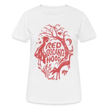 Rotkäppchen Chaperon rouge - T-shirt respirant Femme - blanc - Devant - AI Model Female 172 dark (172cm)