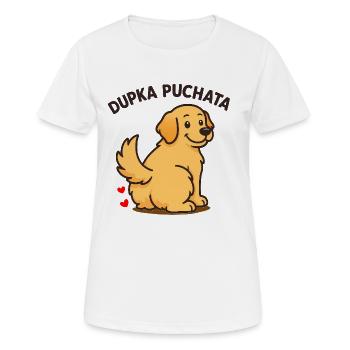FLUFFY - cute doggy - Women's Breathable T-Shirt - white - Front - AI Model Female 172 dark (172cm)