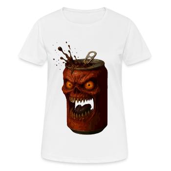 Boîte d’Horreur Furieuse - T-shirt respirant Femme - blanc - Devant - AI Model Female 172 dark (172cm)