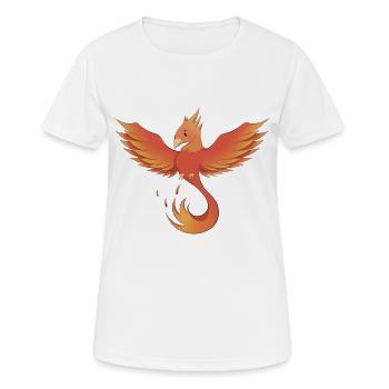 Phoenix - Women's Breathable T-Shirt - white - Front - AI Model Female 172 dark (172cm)