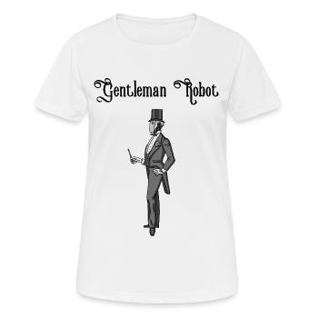 Robot of the past - Women's Breathable T-Shirt - white - Front - AI Model Female 172 dark (172cm)