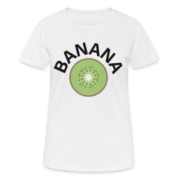 CRAZY FRUITS Kollektion - Frauen T-Shirt atmungsaktiv - Weiß - Vorne - AI Model Female 172 dark (172cm)