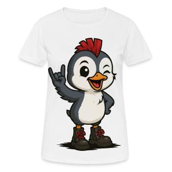 Punk Rock Polar - Frauen T-Shirt atmungsaktiv - Weiß - Vorne - AI Model Female 172 dark (172cm)