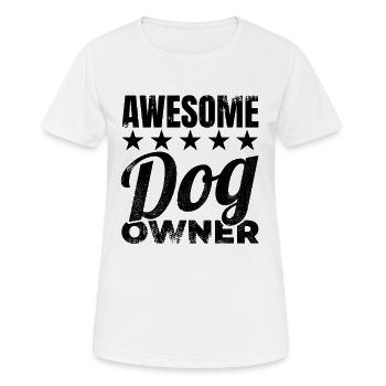 Toller Hundehalter - Frauen T-Shirt atmungsaktiv - Weiß - Vorne - AI Model Female 172 dark (172cm)