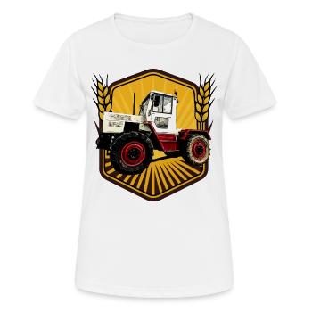 Centrale électrique sur roues - T-shirt respirant Femme - blanc - Devant - AI Model Female 172 dark (172cm)