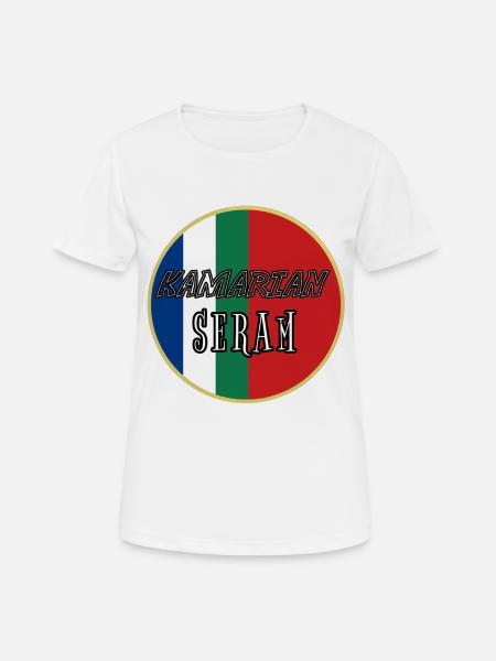 Kamarian Seram Emblem - Women's Breathable T-Shirt - white