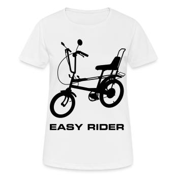 Chopper-Design. - Frauen T-Shirt atmungsaktiv - Weiß - Vorne - AI Model Female 172 dark (172cm)