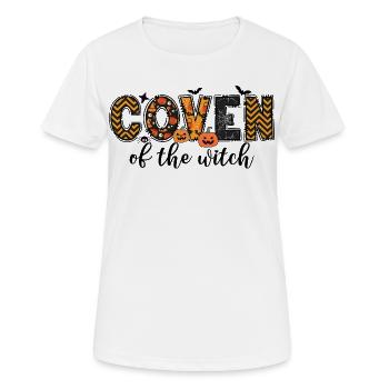 Lustiger Halloween-Junggesellenabschied - Crew - Frauen T-Shirt atmungsaktiv - Weiß - Vorne - AI Model Female 172 dark (172cm)
